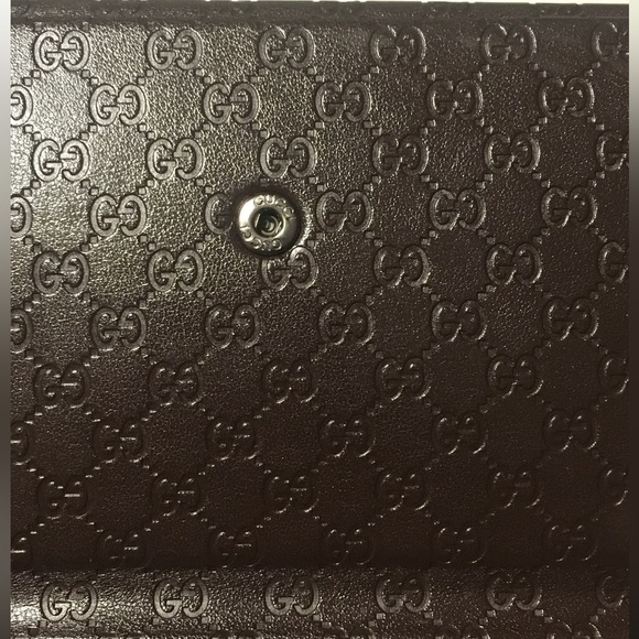 Gucci Triangle Logo Large Brown Leather Sunglass Case For Large Shades Triangle - Picture 13 of 16